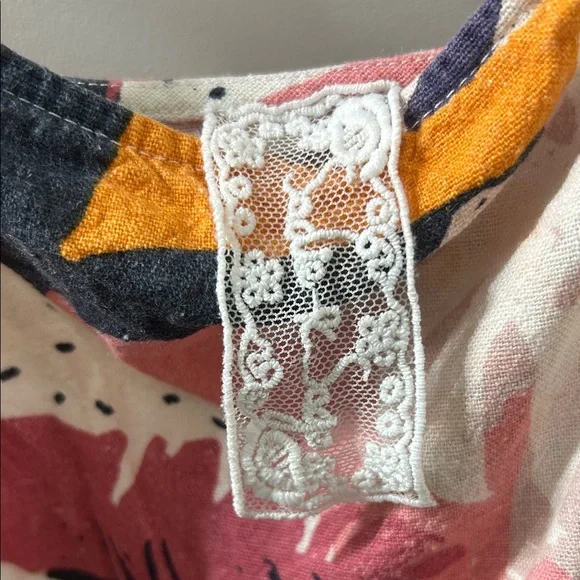 Sadie + Sage Printed Mini Sleeveless Dress with Flutter Sleeves - Picture 2 of 6